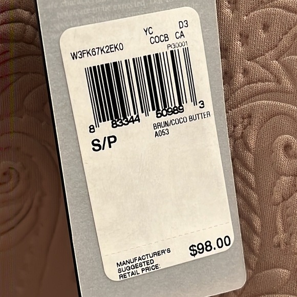 GUESS Embossed Scuba Peplum Dress With Mesh Details NEW - Picture 6 of 8